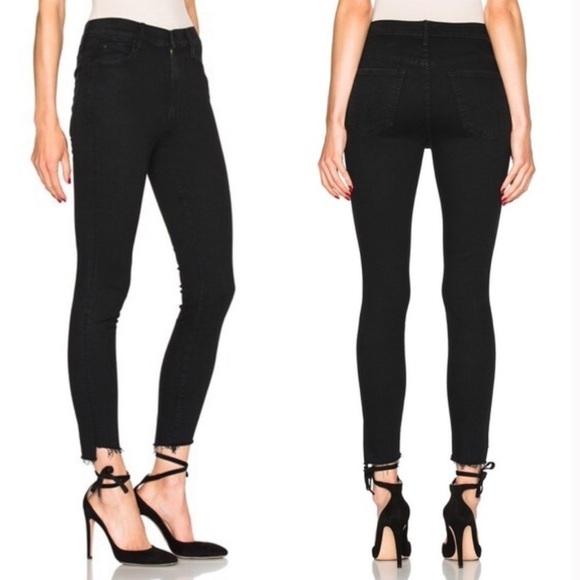 MOTHER Denim - Mother stunner zip ankle step gray not guilty black jeans . Size 25.
